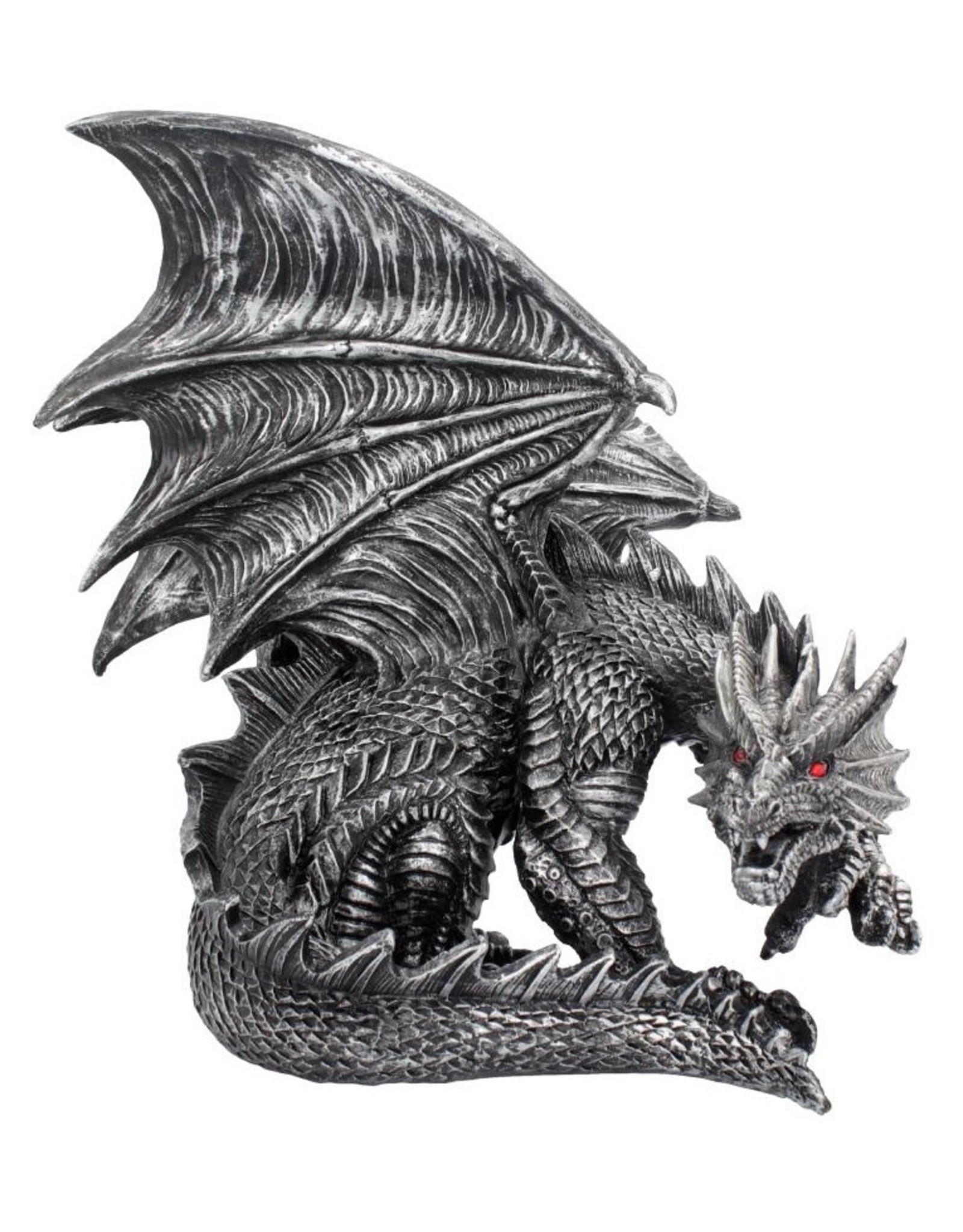 NemesisNow Giftware Figurines Collectables - Obsidian Dragon 25cm Nemesis Now