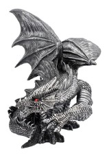 NemesisNow Giftware Figurines Collectables - Obsidian Dragon 25cm Nemesis Now