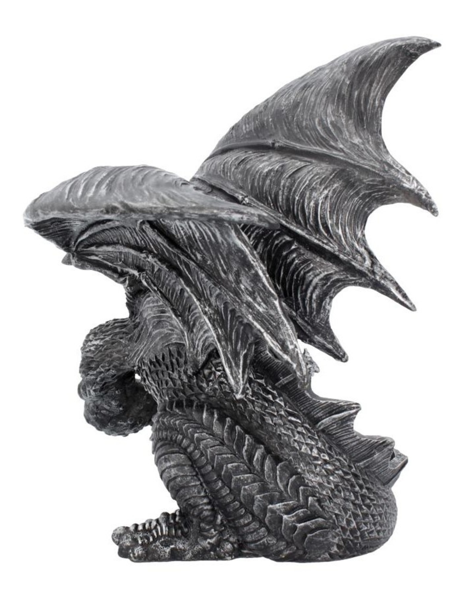 NemesisNow Giftware Figurines Collectables - Obsidian Dragon 25cm Nemesis Now