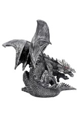 NemesisNow Giftware Figurines Collectables - Obsidian Dragon 25cm Nemesis Now