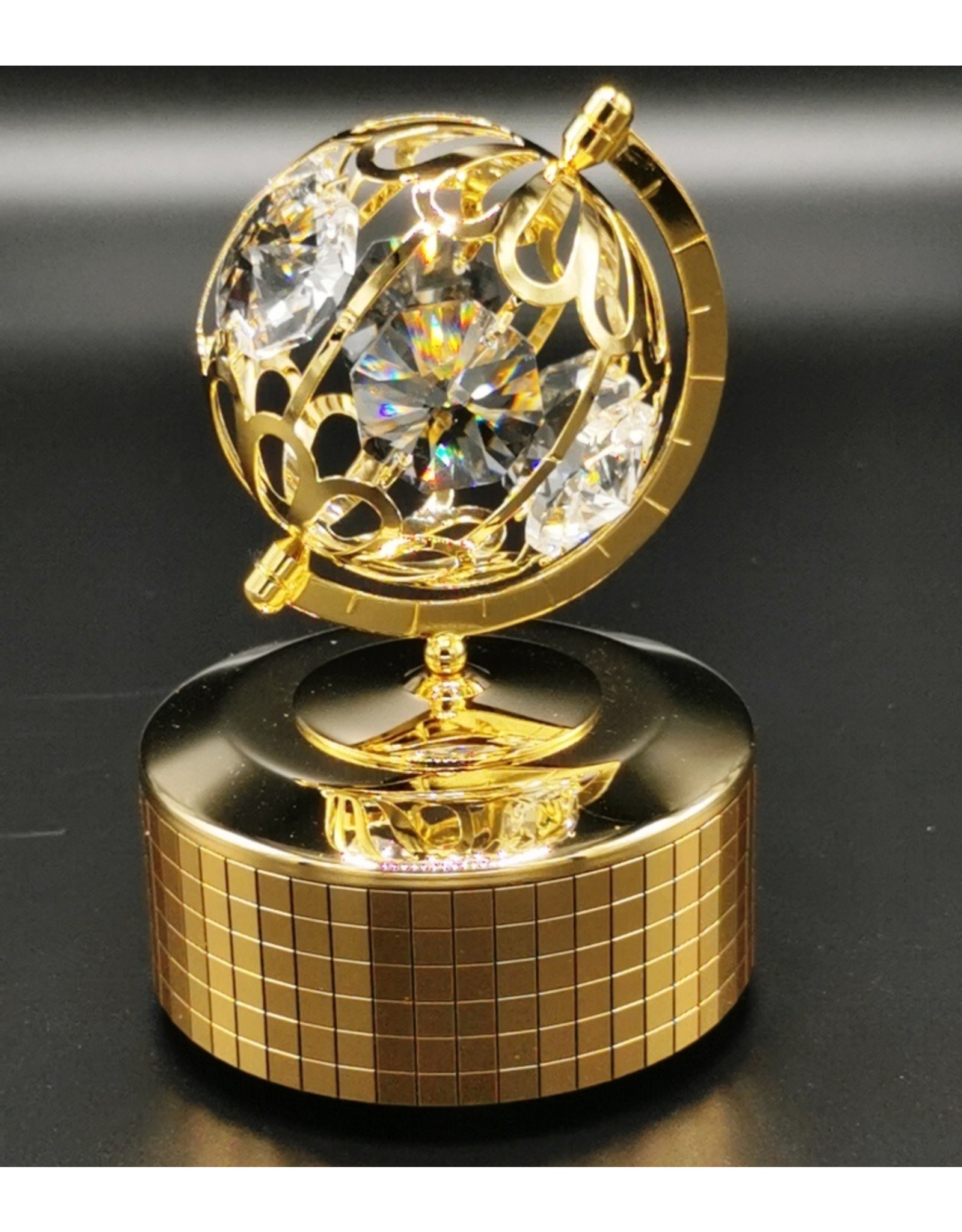 Crystal Temptations Miscellaneous - Muziekdoosje Globe met Swarovski kristallen