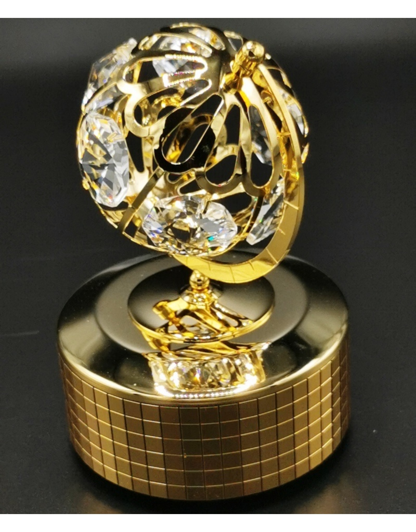 Crystal Temptations Miscellaneous - Muziekdoosje Globe met Swarovski kristallen