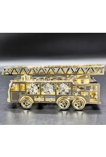 Crystal Temptations Miscellaneous - Miniature Fire truck - gold-plated and with Swarovski