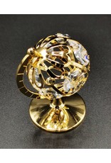 Crystal Temptations Miscellaneous - Miniature globe - gold-plated and with Swarovski