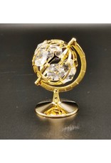 Crystal Temptations Miscellaneous - Miniature globe - gold-plated and with Swarovski