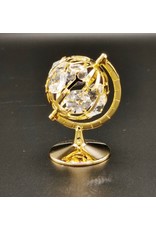 Crystal Temptations Miscellaneous - Miniature globe - gold-plated and with Swarovski