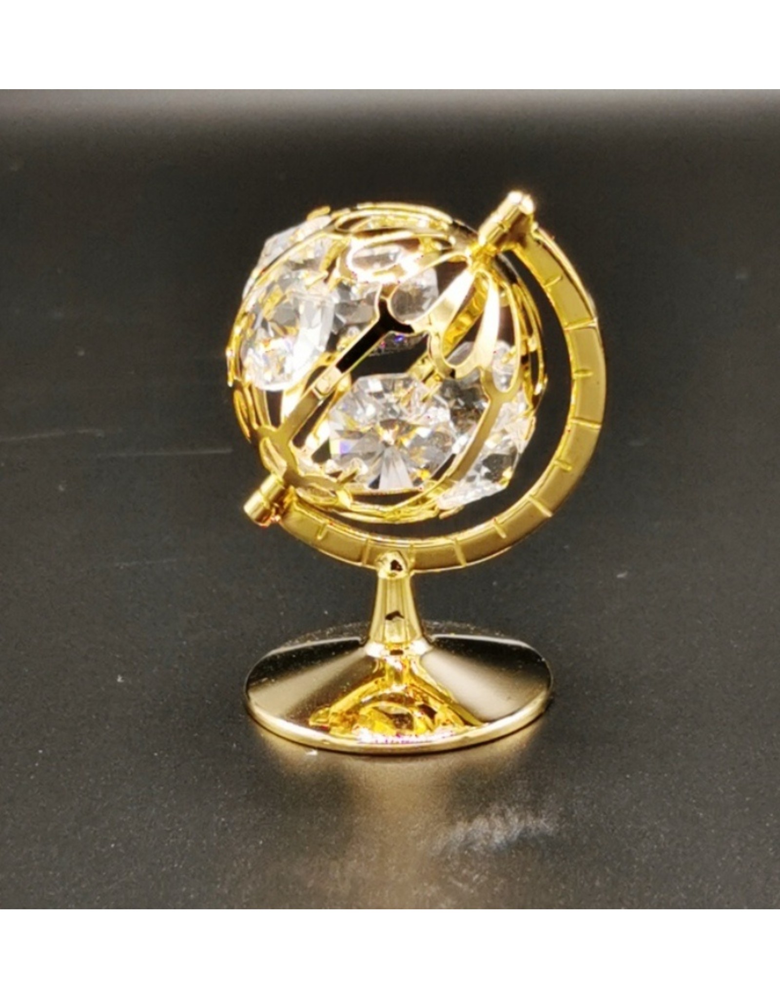 Crystal Temptations Miscellaneous - Miniature globe - gold-plated and with Swarovski