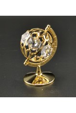 Crystal Temptations Miscellaneous - Miniature globe - gold-plated and with Swarovski