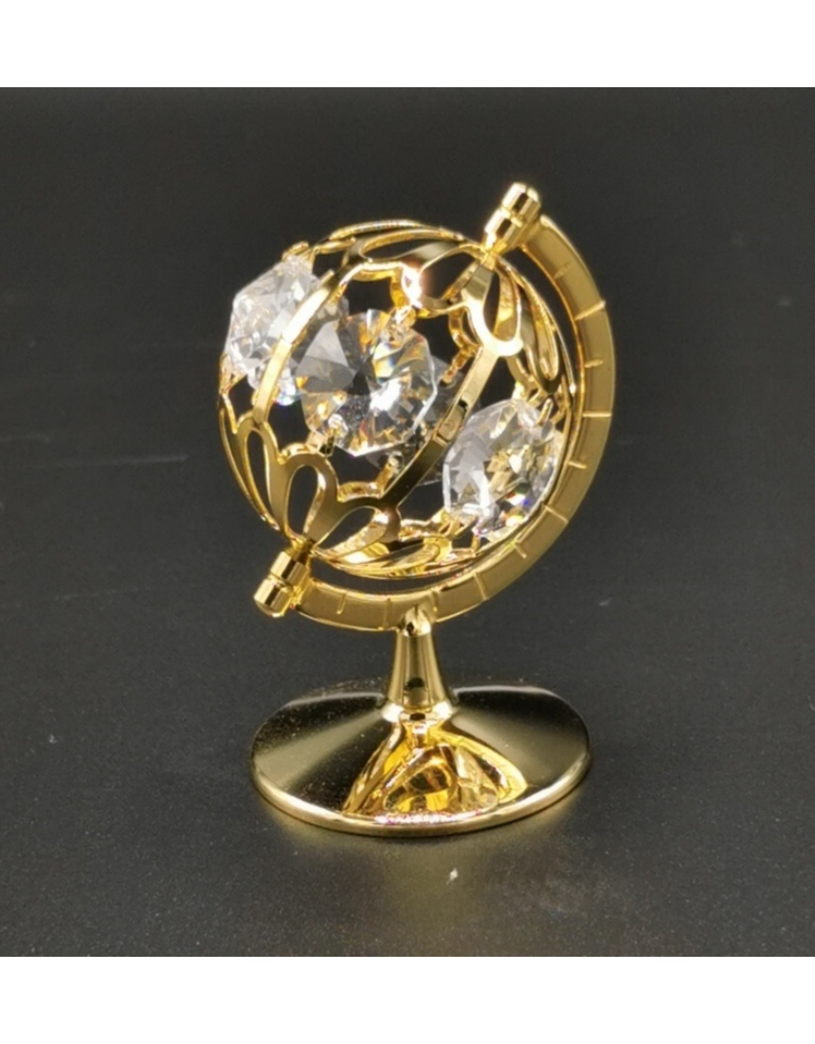 Crystal Temptations Miscellaneous - Miniature globe - gold-plated and with Swarovski