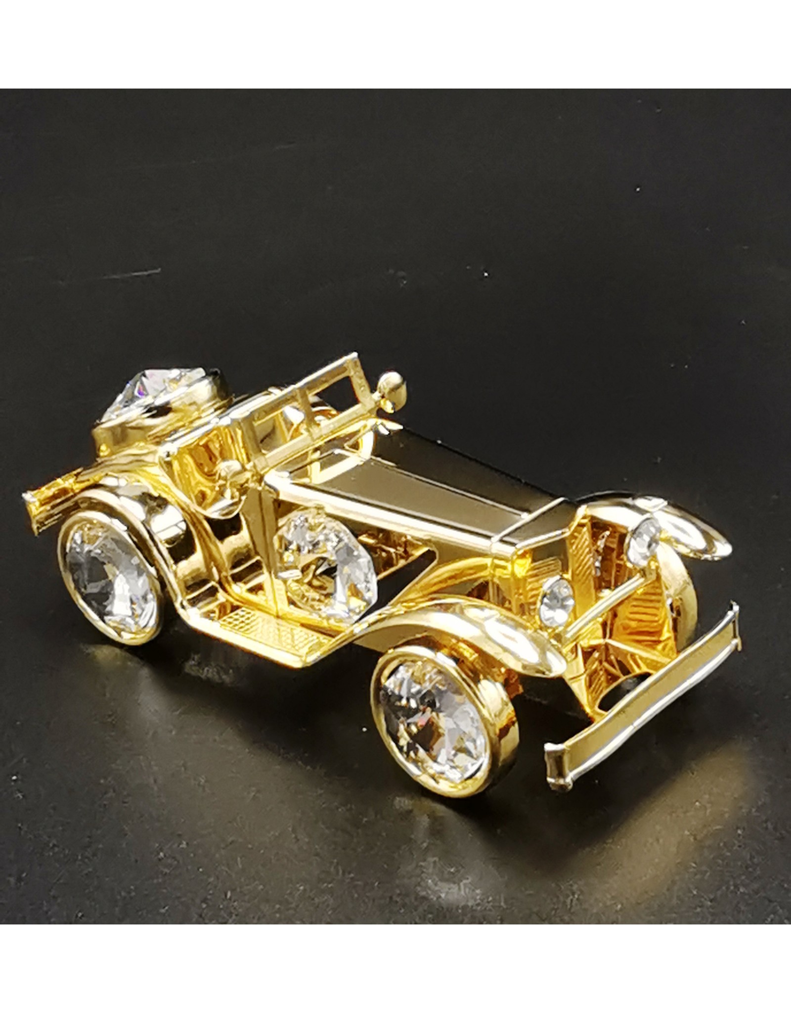 Crystal Temptations Miscellaneous - Miniature Oldtimer - gold-plated and with Swarovski