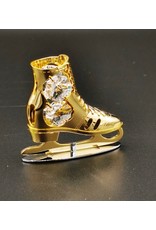 Crystal Temptations Miscellaneous - Miniature skate, gold-plated and with Swarovski