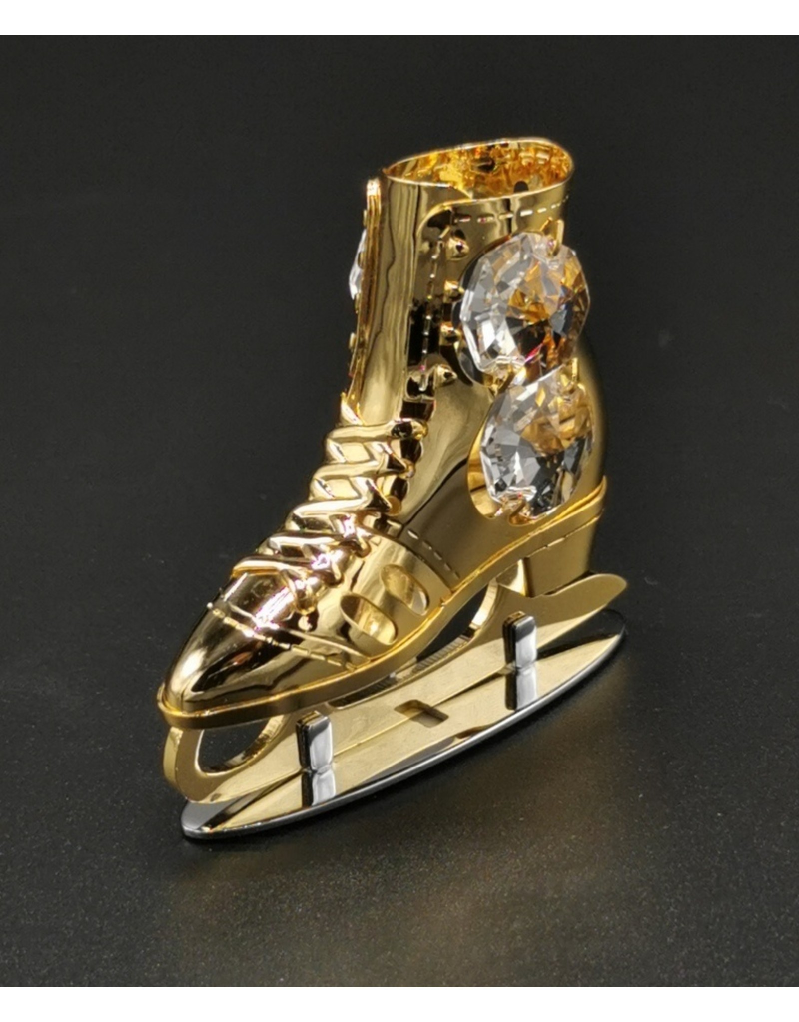 Crystal Temptations Miscellaneous - Miniature skate, gold-plated and with Swarovski