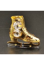 Crystal Temptations Miscellaneous - Miniature skate, gold-plated and with Swarovski