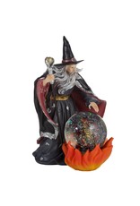 Spirit of the Sorcerer Giftware Beelden Collectables  - Spirit of the Sorcerer Vuurdraak Magiër Sneeuwbol