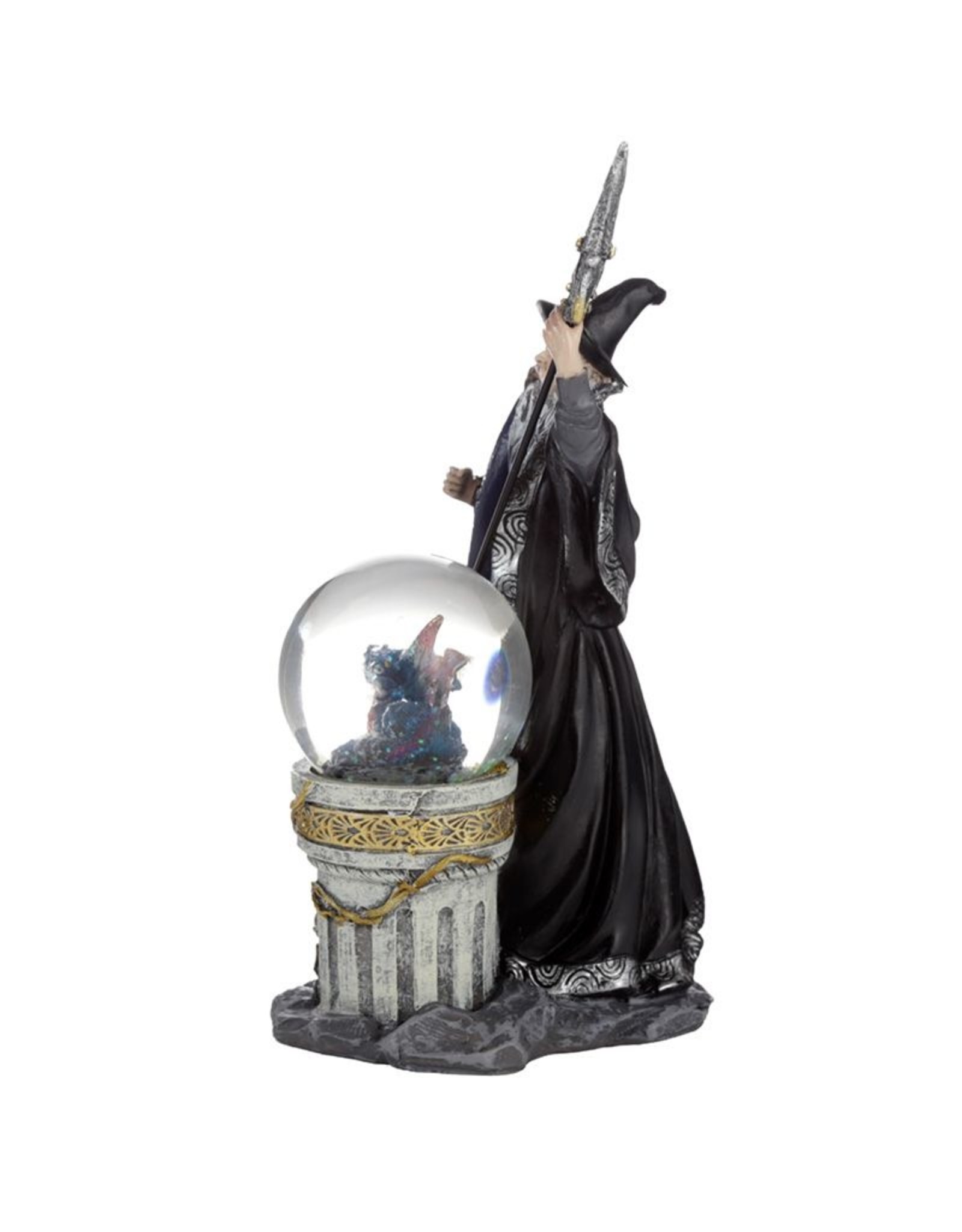 Spirit of the Sorcerer Giftware Beelden Collectables  - Spirit of the Sorcerer IJsdraak Magiër Sneeuwbol