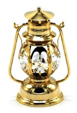 Crystal Temptations Miscellaneous - Miniature Storm Lantern - gold-plated and with Swarovski