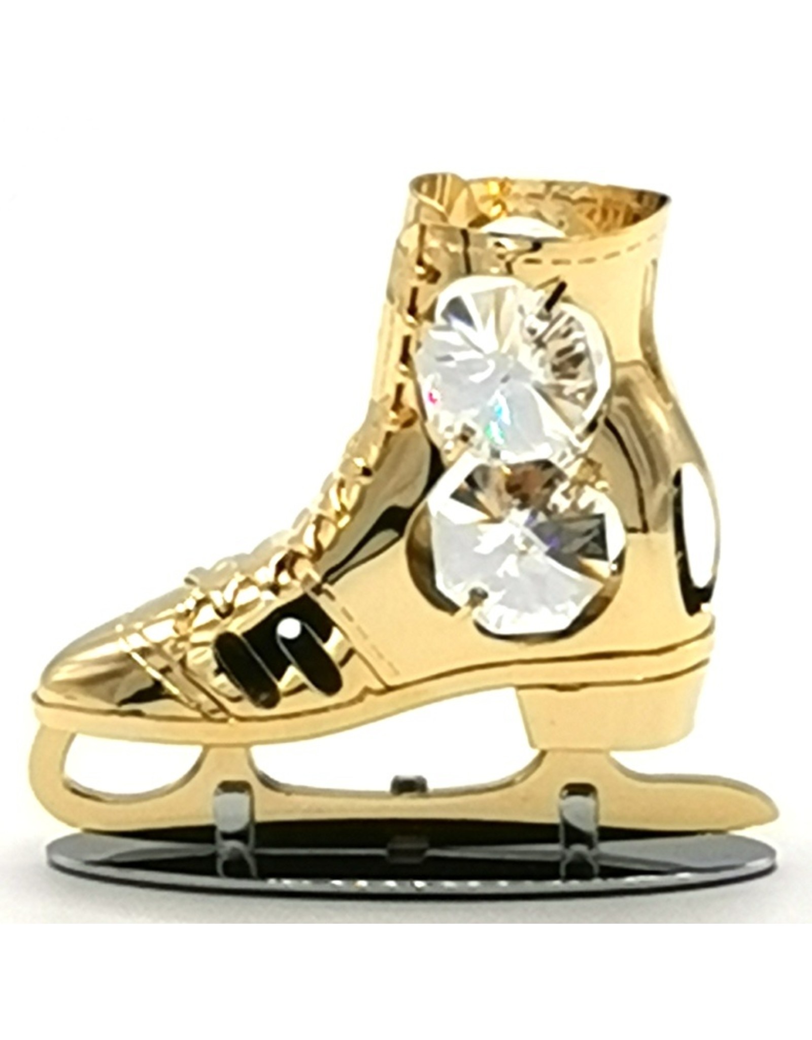 Crystal Temptations Miscellaneous - Miniature skate, gold-plated and with Swarovski