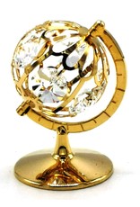 Crystal Temptations Miscellaneous - Miniature globe - gold-plated and with Swarovski