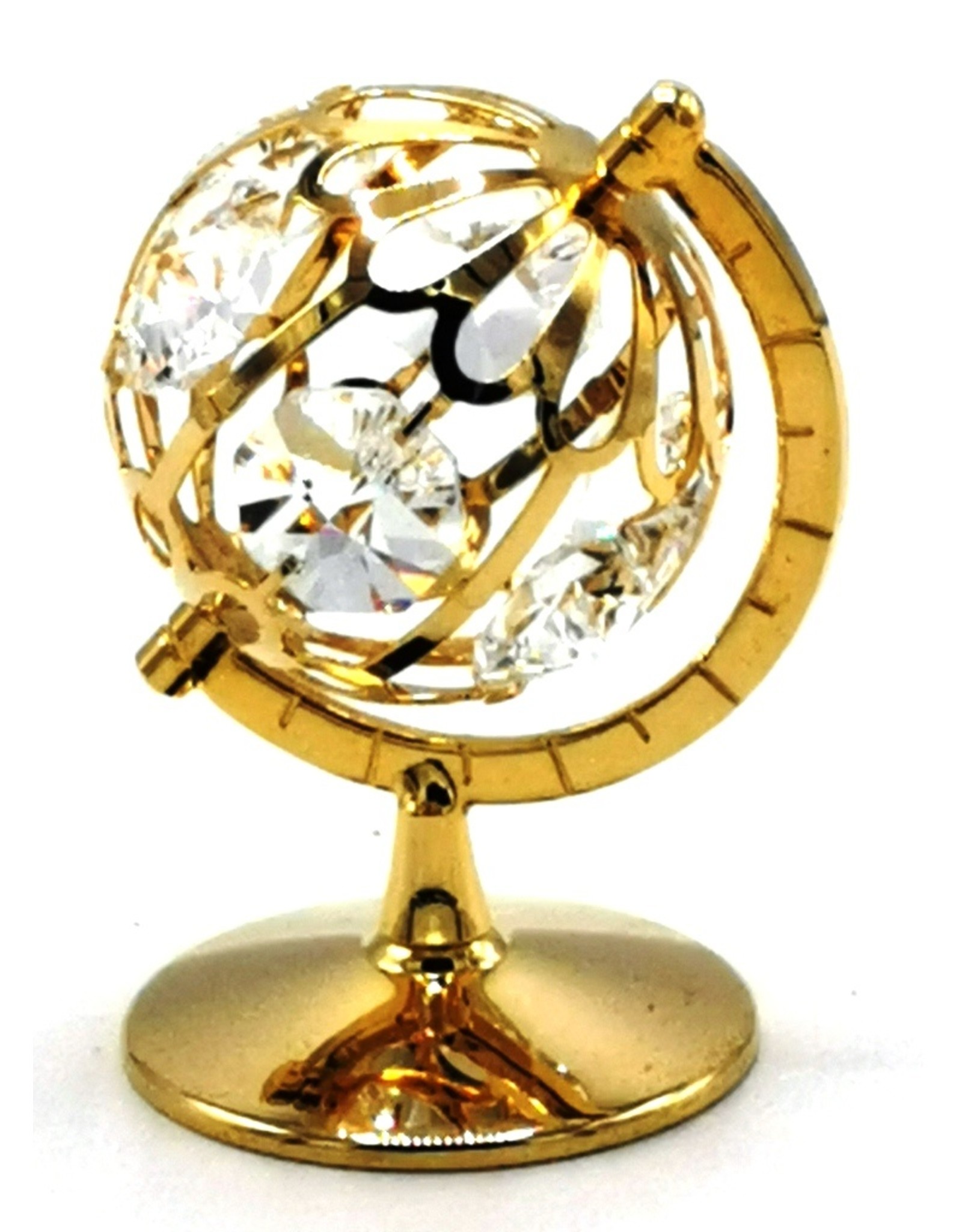 Crystal Temptations Miscellaneous - Miniature globe - gold-plated and with Swarovski