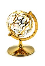 Crystal Temptations Miscellaneous - Miniature globe - gold-plated and with Swarovski