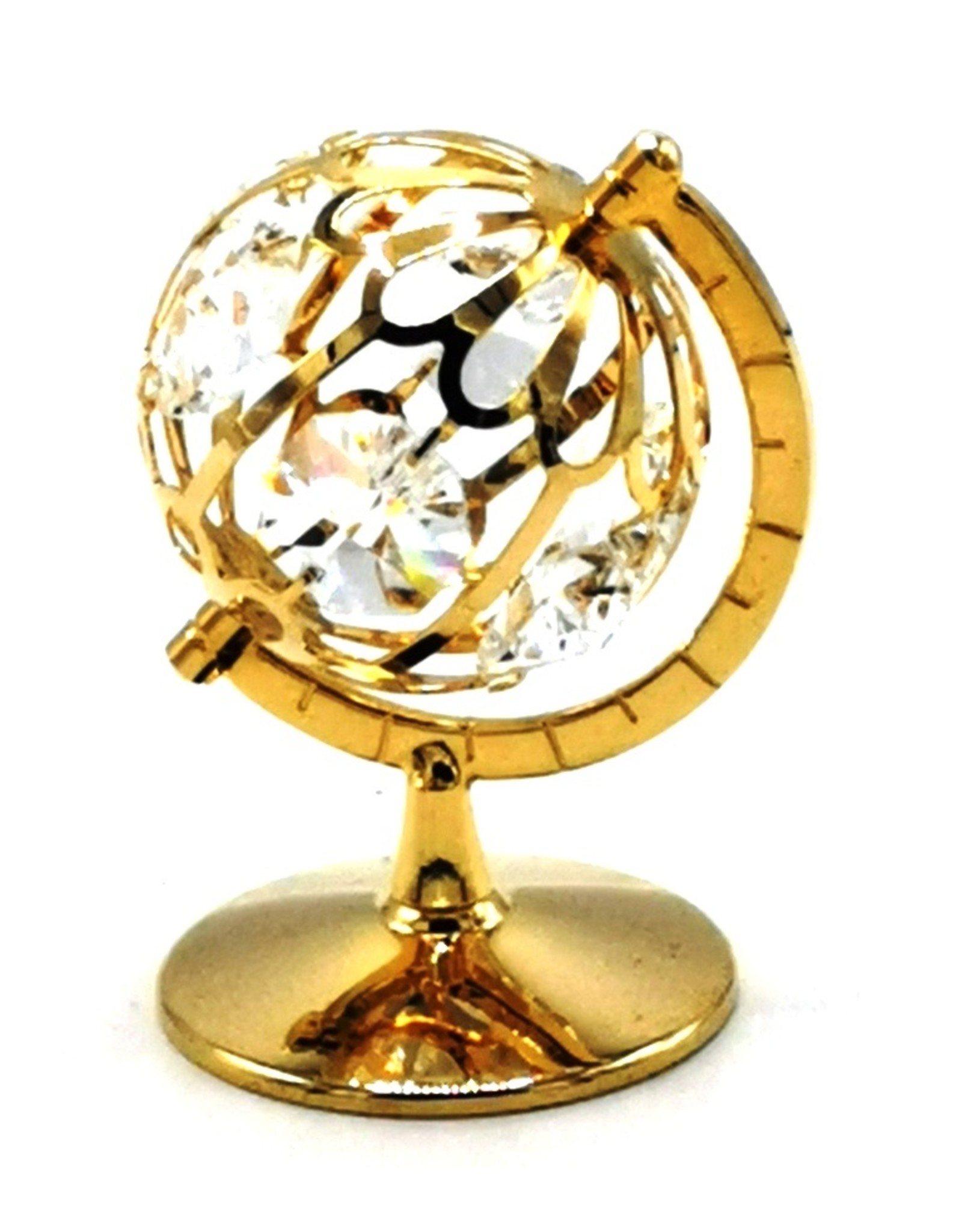 Crystal Temptations Miscellaneous - Miniature globe - gold-plated and with Swarovski