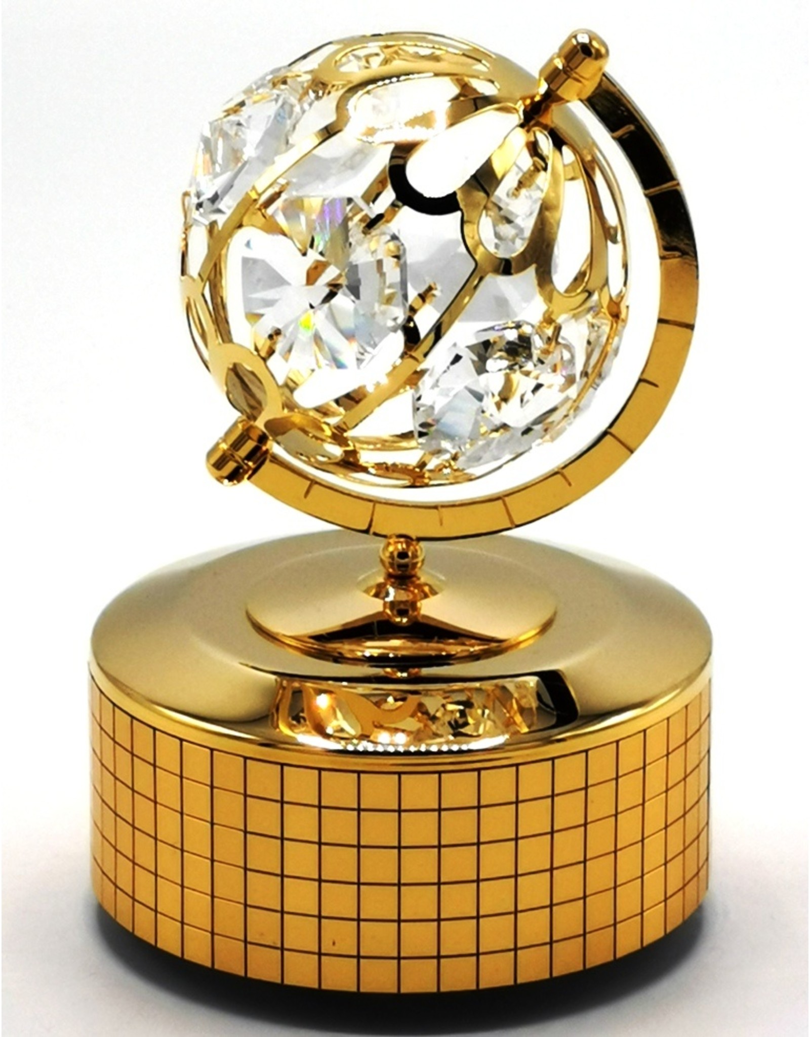 Crystal Temptations Miscellaneous - Music box Globe with Swarovski crystals