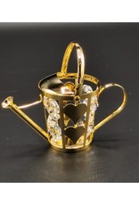 Crystal Temptations Miscellaneous - Miniature Watering can. Gold-plated and with Swarovski