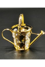 Crystal Temptations Miscellaneous - Miniature Watering can. Gold-plated and with Swarovski