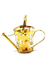 Crystal Temptations Miscellaneous - Miniature Watering can. Gold-plated and with Swarovski