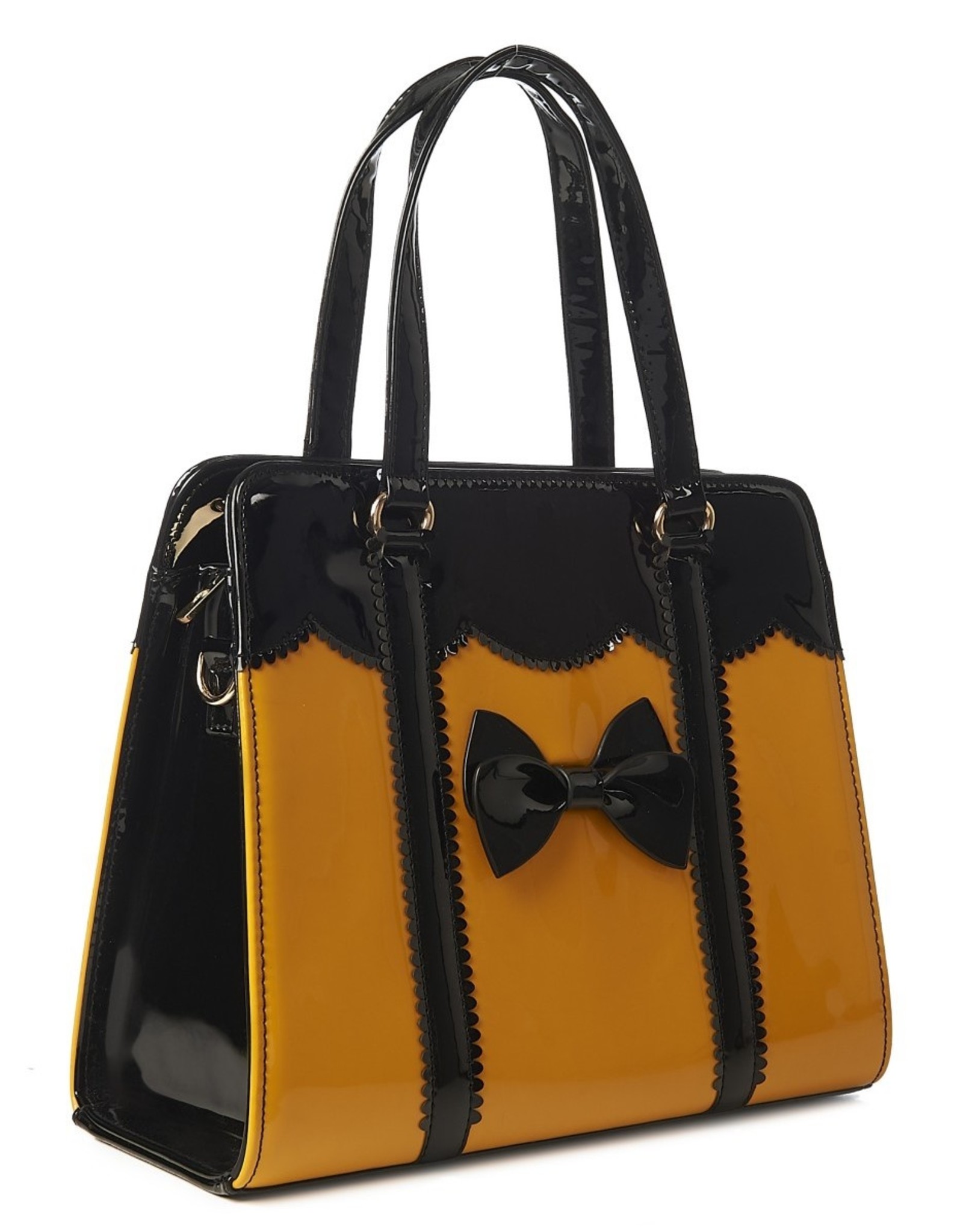 Banned Retro bags and Vintage bags - Banned Juicy Bits Retro bag mustard/black