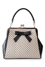 Banned Retro bags and Vintage bags - Banned Polka Star handbag blush