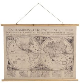 C&E World map - textile 100cm -75cm; 105cm x  -76cm