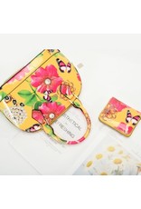 Trukado Fashion bags - Handbag with flowers and bow Flower Bow yellow