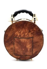 Magic Bags Fantasy bags and wallets -  Handbag with Real Clock light brown (medium)