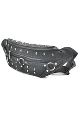 Dark Desire Gothic bags Steampunk bags - Gothic waist bag with small metal skulls