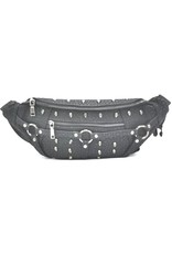 Dark Desire Gothic bags Steampunk bags - Gothic waist bag with small metal skulls