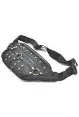 Dark Desire Gothic tassen Steampunk tassen -  Gothic heuptas met kleine metalen schedels