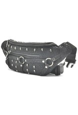 Dark Desire Gothic bags Steampunk bags - Gothic waist bag with small metal skulls