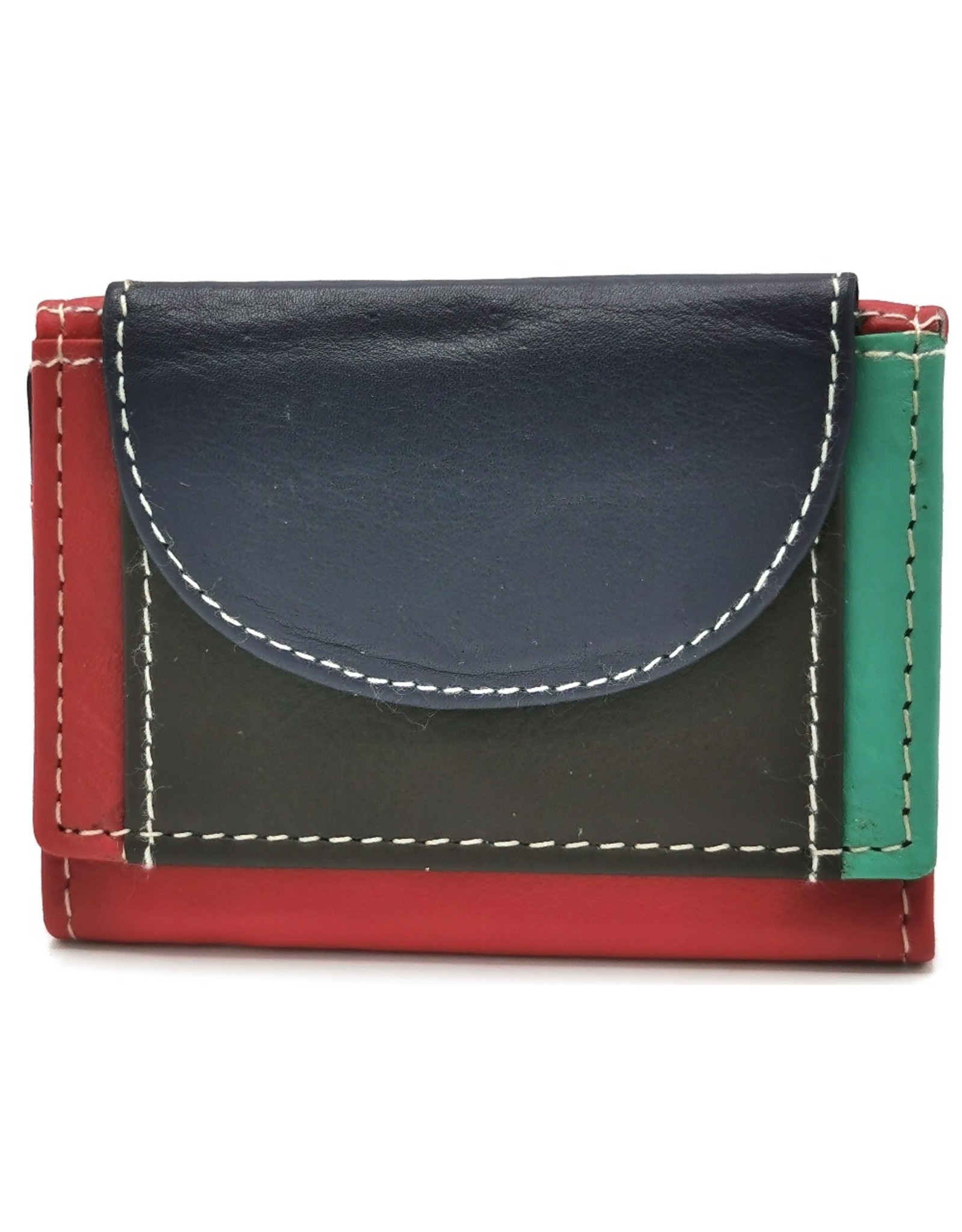 Hutmann Leather Wallets -  Leather mini wallet in colored leather