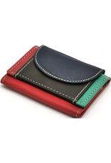 Hutmann Leather Wallets -  Leather mini wallet in colored leather