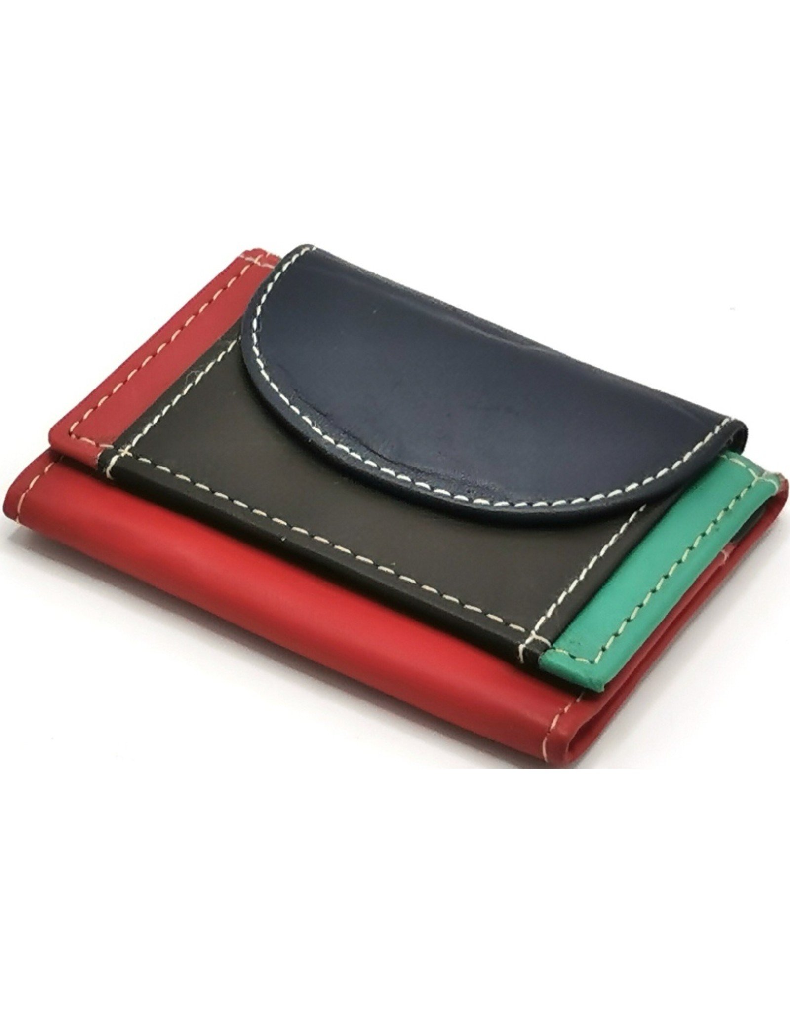 Hutmann Leather Wallets -  Leather mini wallet in colored leather