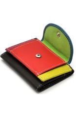 Hutmann Leather Wallets - Genuine leather colored mini wallet