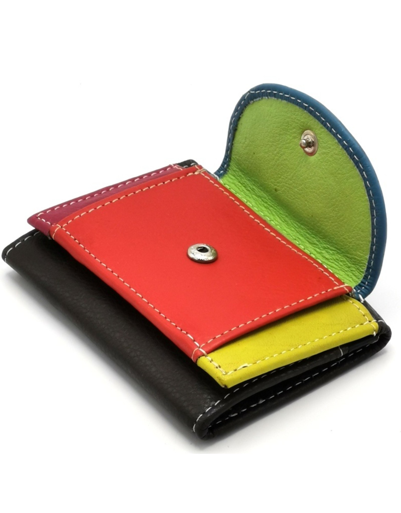 Hutmann Leather Wallets - Genuine leather colored mini wallet