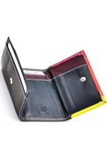 Hutmann Leather Wallets - Genuine leather colored mini wallet