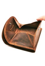 Hunters Leather Wallets - Leather wallet Hunters (large coin compartment)