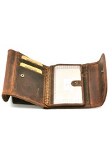 Hunters Leather Wallets - Leather wallet Hunters (large coin compartment)