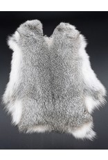 Mars&More Miscellaneous - Rabbit fur grey 30cm x 40cm (soft and odorless)