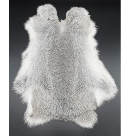 Mars&More Rabbit fur grey 30cm x 40cm (soft and odorless)
