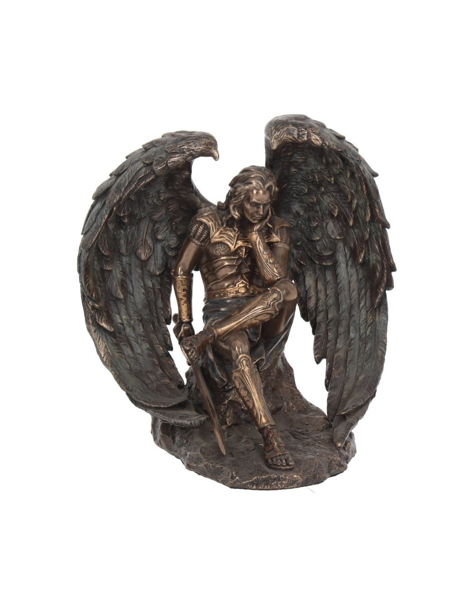 Veronese Design Giftware Beelden Collectables  - Lucifer gebronsd beeld 16.5cm