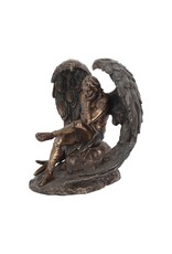 Veronese Design Giftware Beelden Collectables  - Lucifer gebronsd beeld 16.5cm